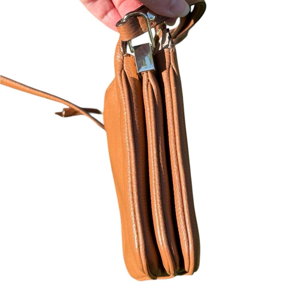 Kate Spade New York Leila Tan Pebbled Leather Crossbody Bag - Picture 5 of 9